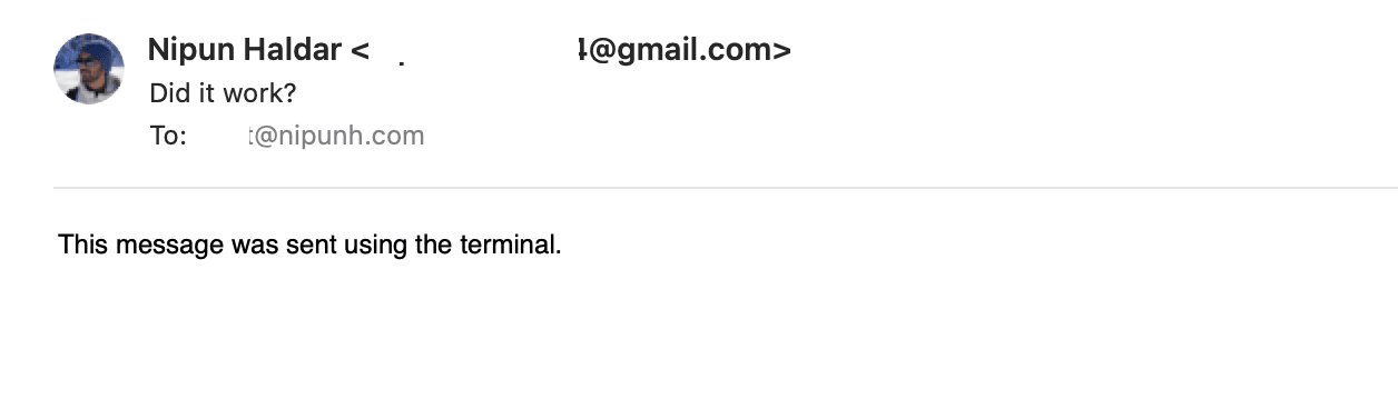 email