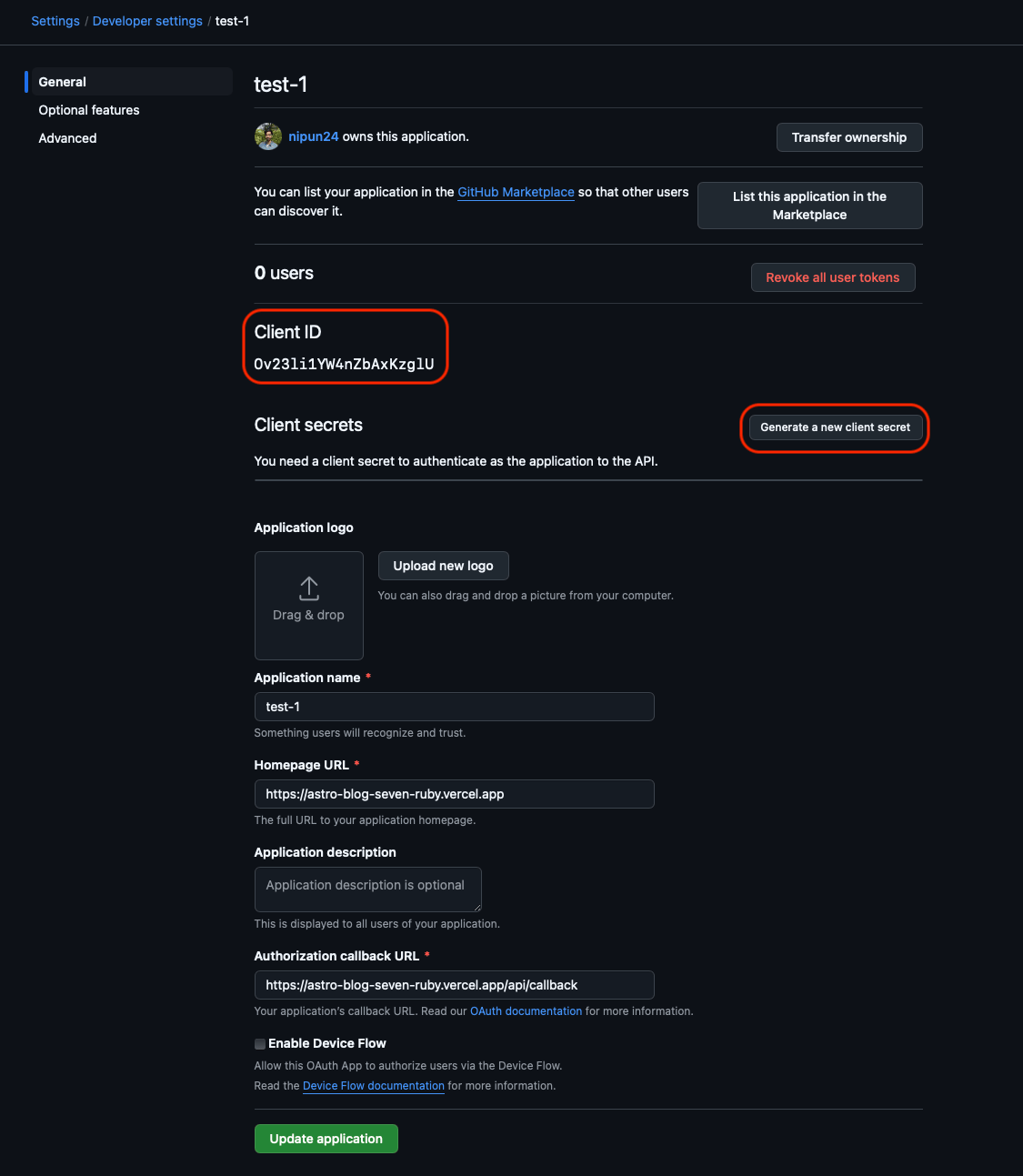 gitlab oauth app